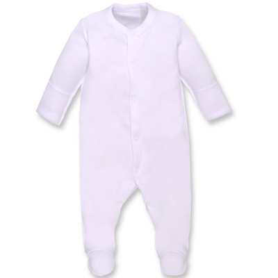 Дитячий комбінезон уні, р.50-62 см, інтерлок "Рапорт" , білий