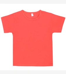 Футболка для дівчинки, р.122-146 см, кулір з еластаном, помаранчева фото на tatoshka.ua