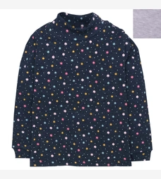 Дитячий гольф для дівчинки, р.86-116 см, кашкорсе з підчесом, синій фото на tatoshka.ua