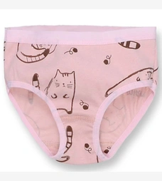 Труси класичні для дівчинки, 92-122см, мультіріп 100% бавовна, рожевий з принтом фото на tatoshka.ua