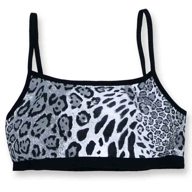 Дитяча майка-топ для дівчинки, р.140-164 см, кулір, сірий меланж фото Татошка