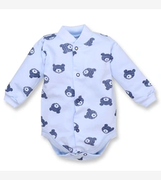 Боді уні, 62-74см, Футер 100% бавовна, блакитний с принтом фото на tatoshka.ua