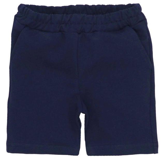 Шорти для хлопчика, 86-128см, футер петельний, сині фото Татошка