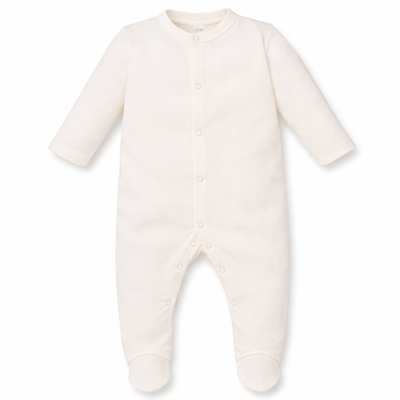 Дитячий комбінезон уні, р.62-74 см, інтерлок "рапорт", молочний