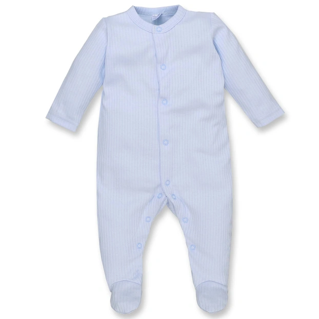 Дитячий комбінезон уні, р.62-74 см, інтерлок 'рапорт', блакитний фото Татошка