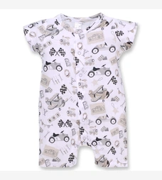 Пісочник уні, 62-86см, муслін 100% бавовна, білий з принтом фото на tatoshka.ua