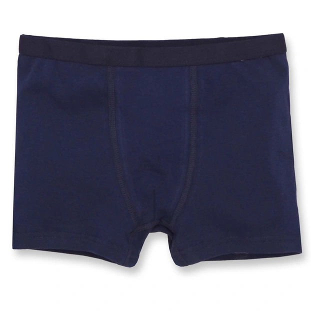 Дитячі труси-боксери для хлопчика, р. 140-164см, рібана, сині фото Татошка