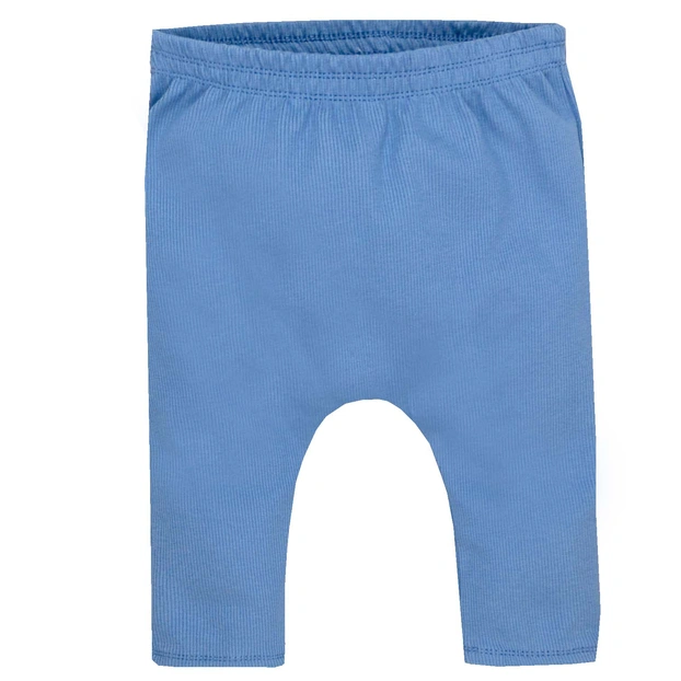Дитячі штани для хлопчика, р.80-86 см, ластик рубчік , голубі фото Татошка