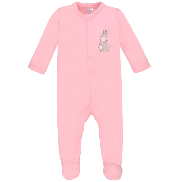 Дитячий комбінезон для дівчинки р.62-86 см, інтерлок, рожевий фото Татошка