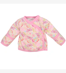 Льоля для дівчинки, 56-62 см, кулір 100% бавовна, рожева з принтом фото на tatoshka.ua