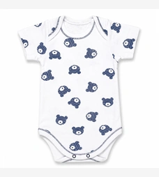 Боді уні, 62-92 см, рібана , білий з принтом фото на tatoshka.ua