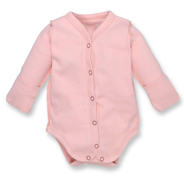 Напівкомбінезон для дівчинкиі, 56 см, інтерлок  рапорот 100% бавовна,рожева, ручка 'трансформер' фото Татошка