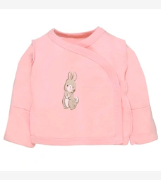 Льоля для дівчинки, 50-56 см, інтерлок 100% бавовна, рожева з аплікацією фото на tatoshka.ua