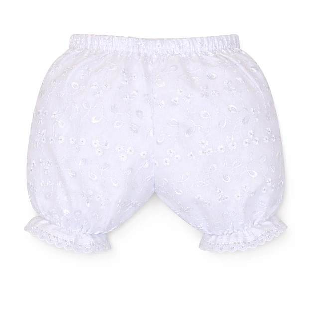 Штанці для хрещення, шитво, 56-62, білий фото Татошка