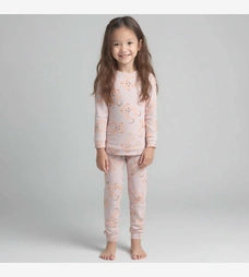 Комплект термо для дівчинки,104-134 р. 94% поліестер, 6% еластану., молочний з принтом фото на tatoshka.ua