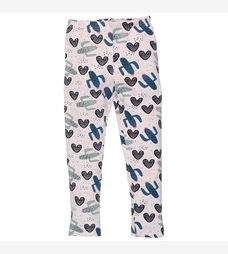 Лосини дитячі для дівчинки , р.92-134 см, кулір з еластаном, молочний з принтом фото на tatoshka.ua