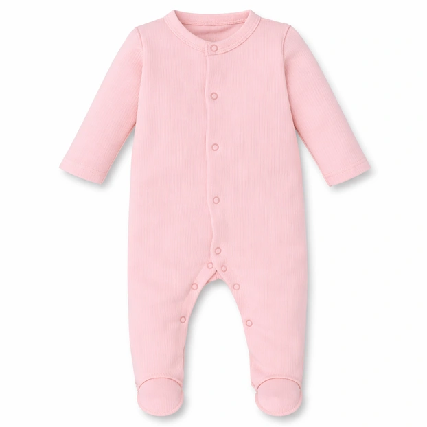 Детский комбинезон для девочки, р.56 см, интерлок 'рапорт', розовый фото Татошка