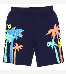 Шорти для хлопчика, 92-134 см, кулір, сині з аплікацією фото на tatoshka.ua