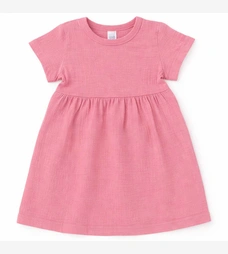 Дитяча сукня, р.74-104 см, муслін, рожевий фото на tatoshka.ua