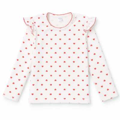 Дитячий джемпер для дівчинки, р.92-134 см, рубчик(кашкорсе), білий з принтом