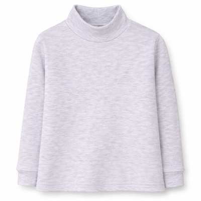 Дитячий гольф уні, р.92-146 см, інтерлок, сірий меланж