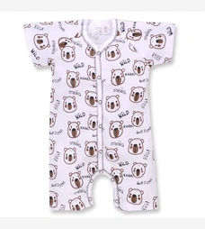 Пісочник ун, 62-74см, муслін 100% бавовна, білий з принтом фото на tatoshka.ua