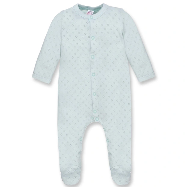 Детский комбинезон уни, р.62-74 см, ажур, зеленый фото Татошка