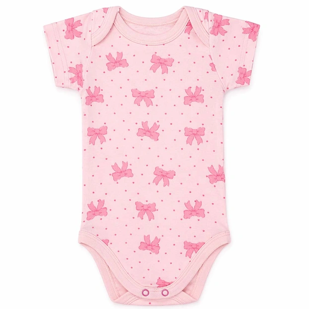 БодиБоди уни, 68-92 см, рибана, розовая с принтом. фото Татошка