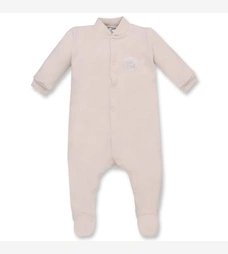 Дитячий комбінезон  уні, р.62-74 см, футер, бежевий фото на tatoshka.ua