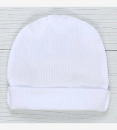 Детская шапочка, р 36-42 г, кашкорсе, белая фото на tatoshka.ua