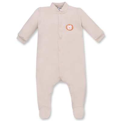 Дитячий комбінезон  уні, р.62-74 см, футер, бежевий