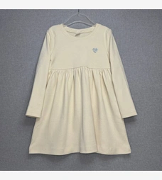 Дитяча сукня, р.92-122 см, рубчик (кашкорсе), молочний фото на tatoshka.ua