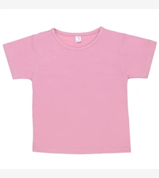 Футболка для дівчинки, р.104-116 см, кулір з еластаном, рожева фото на tatoshka.ua