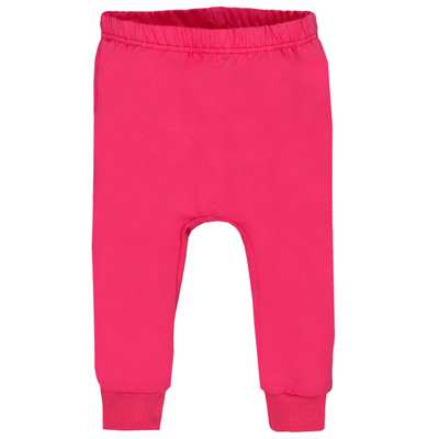 Детские брюки для девочки, р.80-98 см, футер петельный, розовые