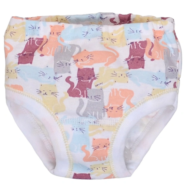 Труси для дівчинки, 86-128см, рібана,білі з принтом фото Татошка