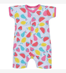 Боди для девочки, 56-68см, кулир, серый с принтом фото на tatoshka.ua