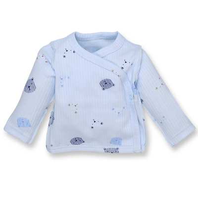 Льоля уні, 56-62см, інтерлок рапорт 100% бавовна, блакитний з принтом