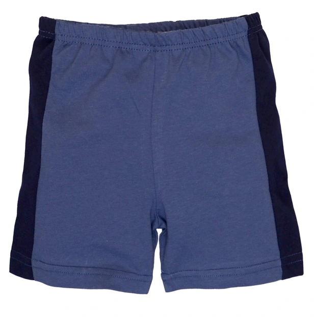 Шорти для хлопчика, 92-110 см, кулір, синій фото Татошка
