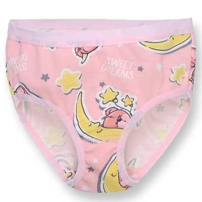 Труси класичні для дівчинки, 86-122см, мультіріп 100% бавовна, білі з принтом