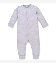 Дитячий комбінезон уні , р.68-86 см, інтерлок, сірий меланж фото на tatoshka.ua