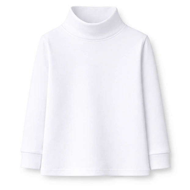 Дитячий гольфі уні, 98-134см, футер з еластаном, білий фото Татошка