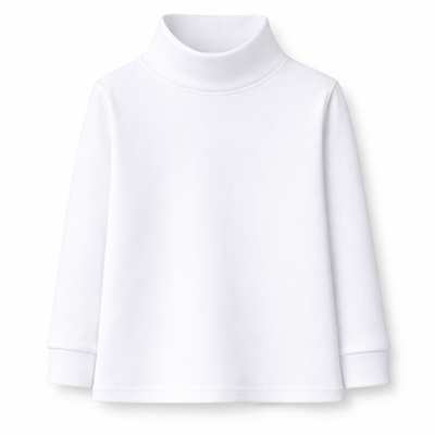 Дитячий гольфі уні, 98-134см, футер з еластаном, білий