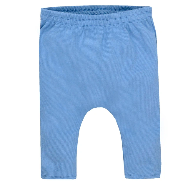 Дитячі штани для хлопчика, р.80-86 см, ластик рубчік , блакитні фото Татошка