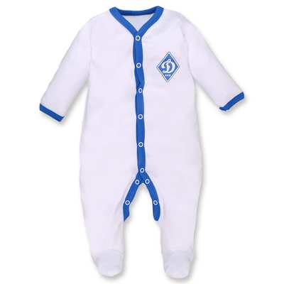 Дитячий комбінезон уні , р.62-68 см, інтерлок, білий з аплікацією