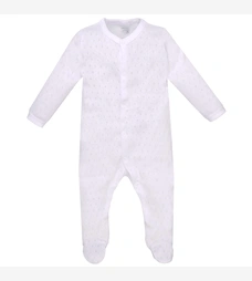 Дитячий комбінезон уні, р.62-74 см, ажур, білий фото на tatoshka.ua