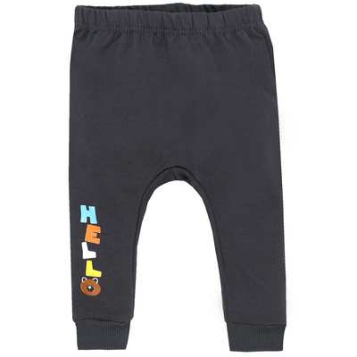 Дитячі штани уні, р.80-98 см,футер петельний, сірі