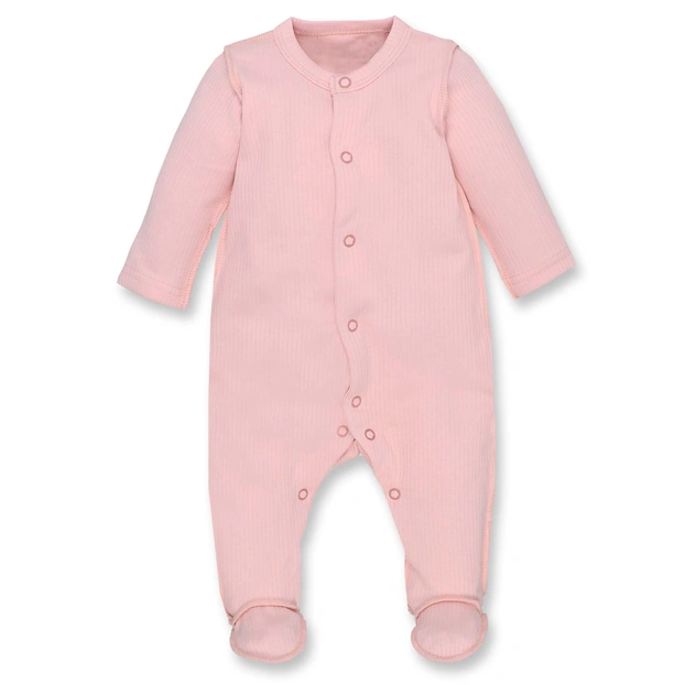 Дитячий комбінезон для дівчинки, р.56 см, інтерлок 'рапорт', рожевий фото Татошка