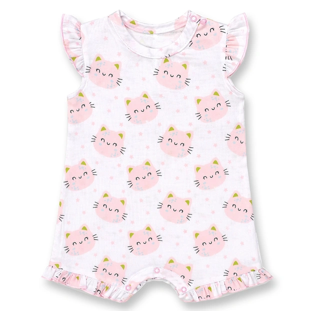 Пісочник для дівчинки, 80-86см, муслін, білий з принтом фото Татошка