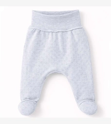 Повзунки на резинці уні, 50-62см, ажур, сірий меланж фото на tatoshka.ua