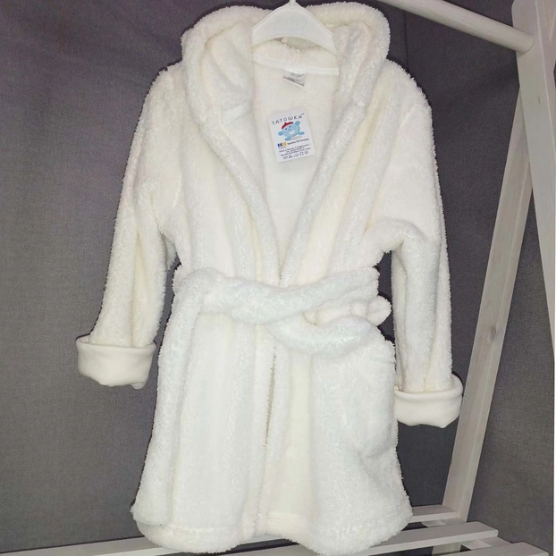 Халат уні,104-134 р., велсофт ,молочний фото Татошка